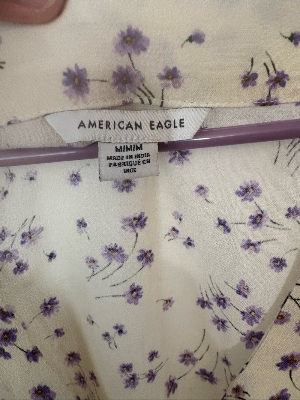 AE Floral Wrap Blouse - Picture 3 of 5